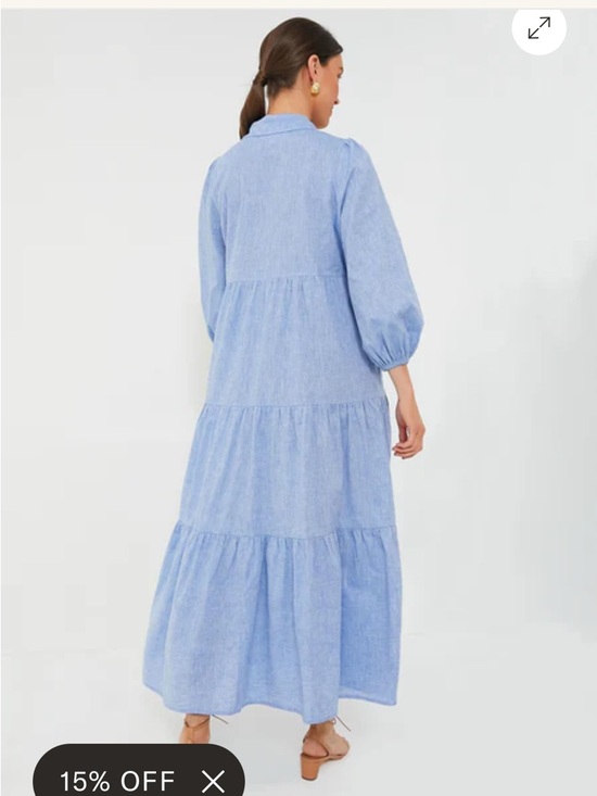 Tuckernuck Pomander Place Chambray Maxi Dress - Picture 2 of 6